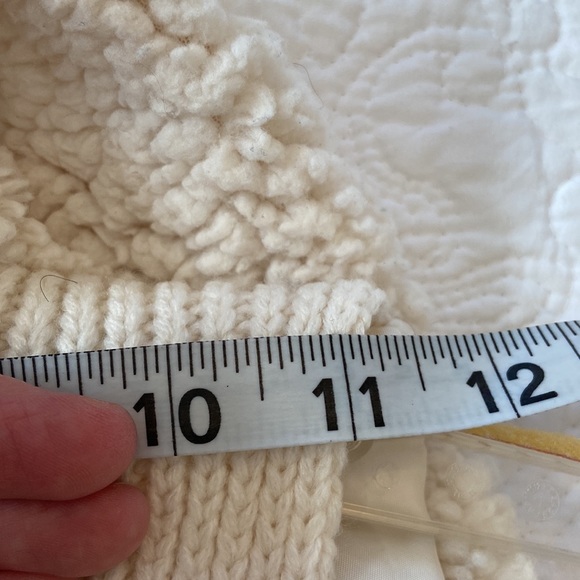 a.n.a. Teddy Bear Vest With Knitted Back, Size PS - Picture 10 of 10